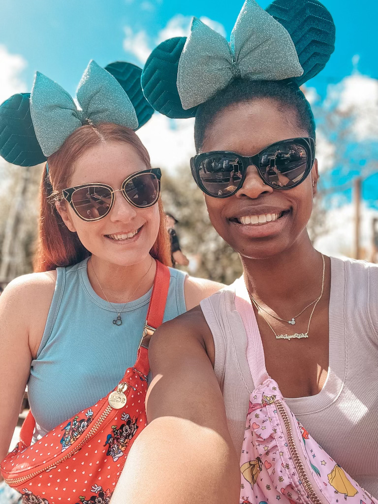Danielle and Lateefah at Walt Disney World